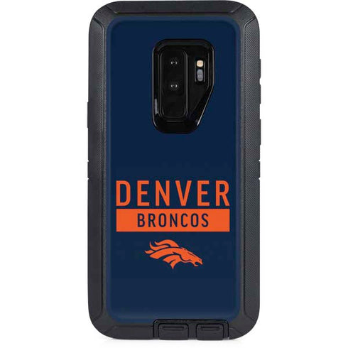 NFL Denver Broncos Blue Performance Series Otterbox Defender Galaxy Skin